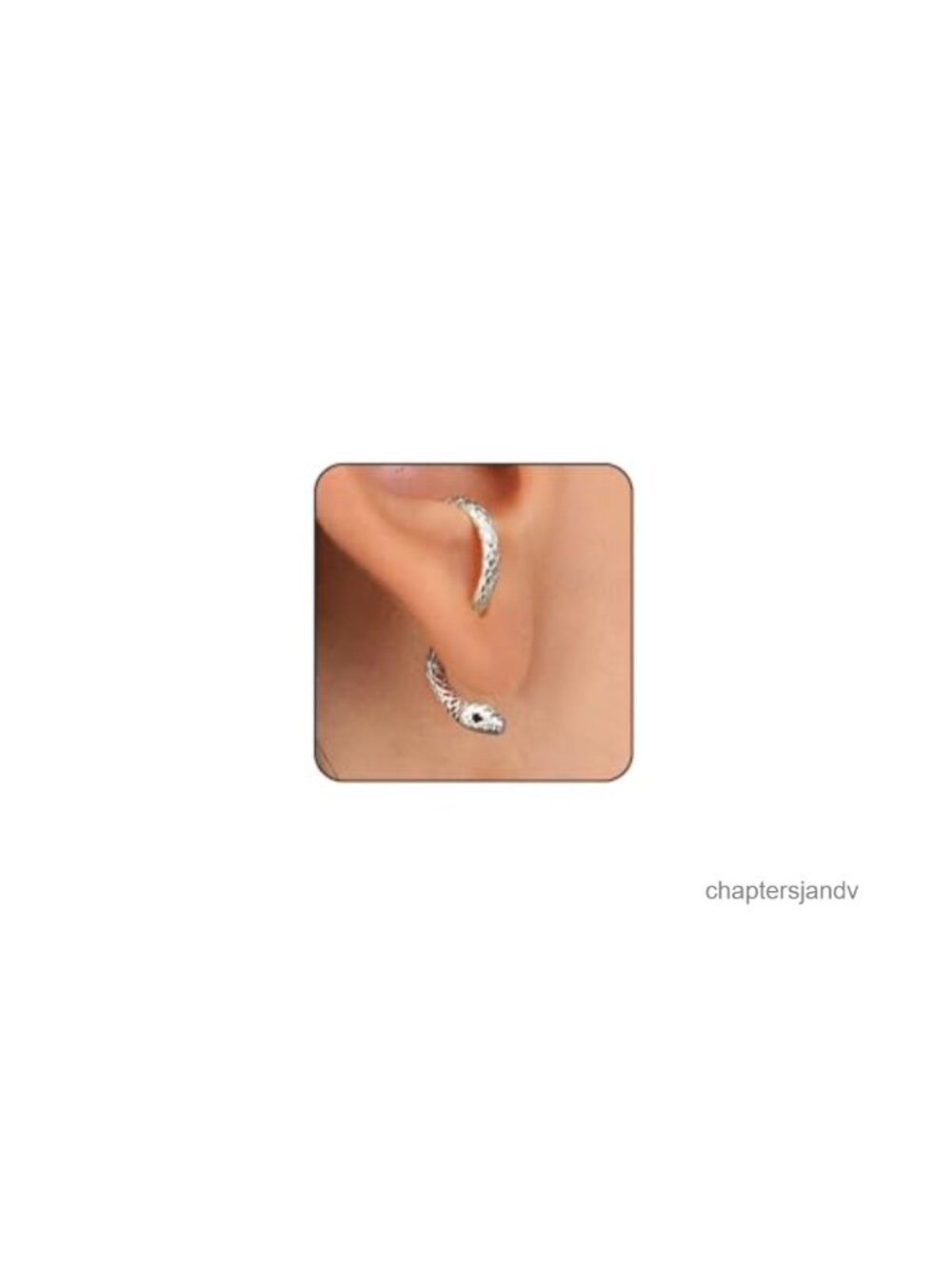 Snake Dangle Earrings Copper French Wire Halloween Jewelry